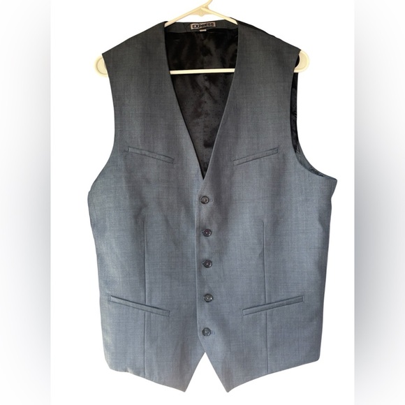 Express Men's Gray Vest size:L - Picture 1 of 4